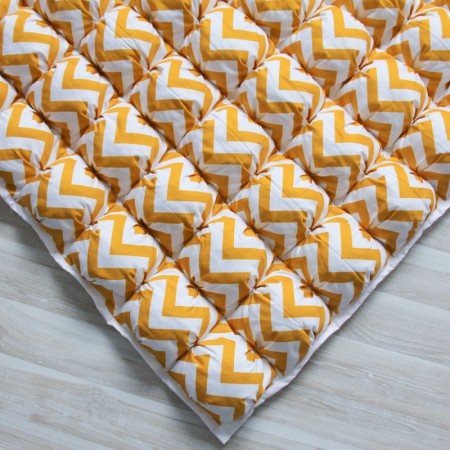 17392, Игровой коврик Бомбон Yellow Zigzag, vv020219, 5490ք, 17391-, VamVigvam, Детские ковры