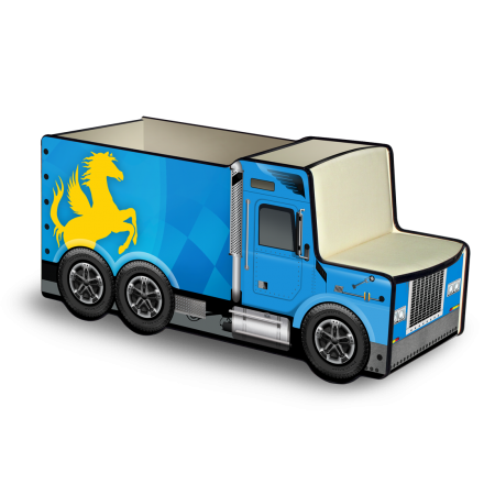 Грузовичок для игрушек «Лого» синий, Carobus