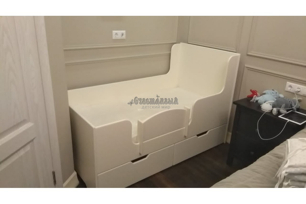 Детская кровать с бортиком купить с интернет магазине Эра-мебели в Москве с доставкой фото и цены
