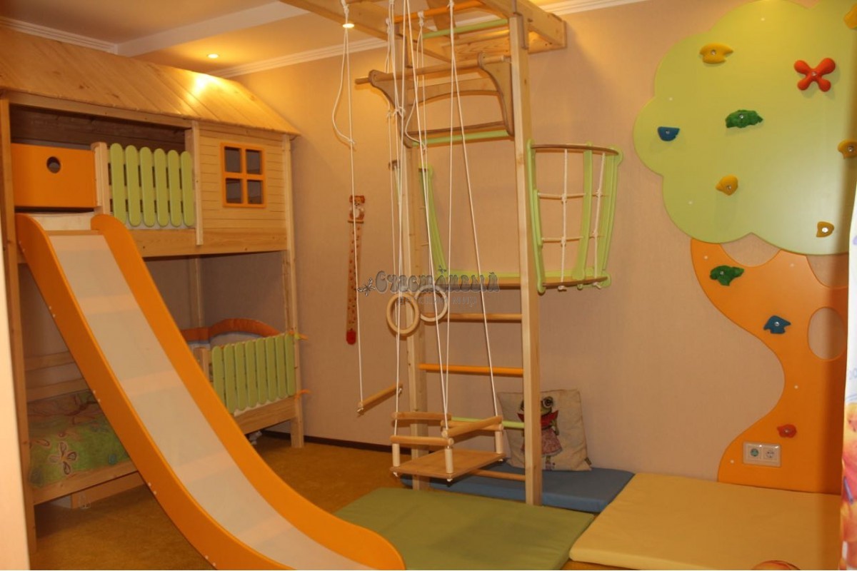 Игровой комплекс для детей с кроватью