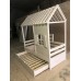 Кровать домик из массива с выкатным спальным местом, Bambini Letto