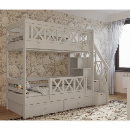 Кровать в стиле прованс с открываемой панелью, Bambini Letto