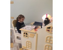 Детский стол домик