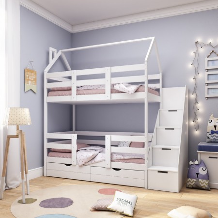 Двухъярусная кровать - домик Classic 160 х 80 с комодом, Dreams Store