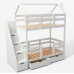 Двухъярусная кровать - домик Classic 160 х 80 с комодом, Dreams Store