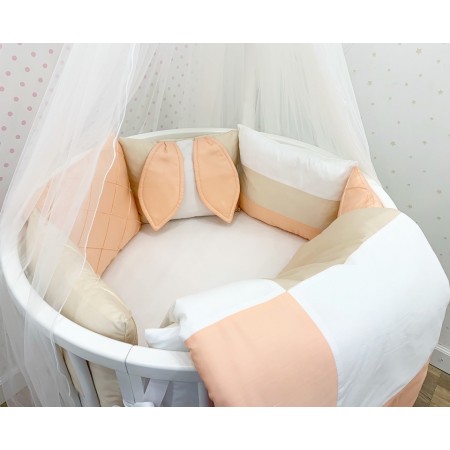 Комплект детского белья Зайка в Персиковом, DreamTex