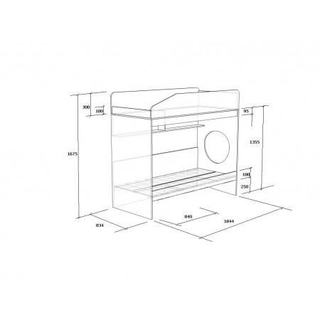 Кровать двухъярусная легенда размеры