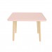 Детский стол Прямоугольный розовый, Bambini Letto