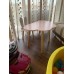 Детский комплект стол Облако и стул Уши зайца розовый, Bambini Letto