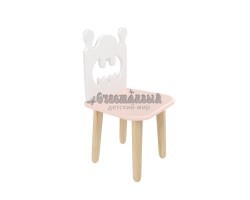 Детский стул Бэтмен розовый