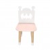 Детский стул Бэтмен розовый, с носочками, Bambini Letto