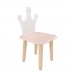 Детский стул Корона розовый, Bambini Letto