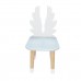 Детский стул Крылья голубой, с носочками, Bambini Letto