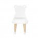 Детский стул Мишка белый, с носочками, Bambini Letto