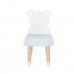 Детский стул Мишка голубой, с носочками, Bambini Letto