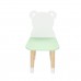 Детский стул Мишка мятная прохлада, с носочками, Bambini Letto