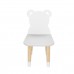 Детский стул Мишка серый перламутр, с носочками, Bambini Letto