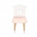 Детский стул Домик розовый, с носочками, Bambini Letto