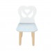 Детский стул Крылья с сердцем голубой, Bambini Letto