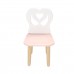 Детский стул Крылья с сердцем розовый, Bambini Letto