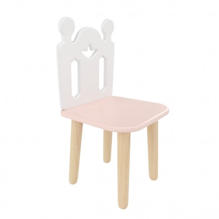 Детский стул Принц Артур розовый, Bambini Letto