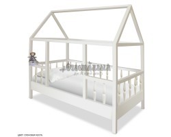 Односпальная кровать домик для детей Миа