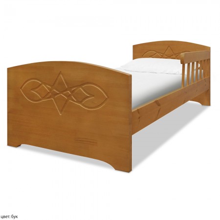 Детская кровать "Жанна" с бортиком, ВМК-Шале