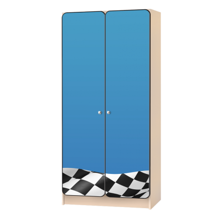 Шкаф детский «Флаг» синий, Carobus