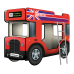 Двухъярусная кровать-Автобус СлипинБас "Лондон" красный, Carobus