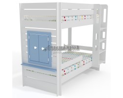 Двухъярусная кровать Малыш 2+ с окном