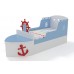 Кровать детская игровая Корабль голубой, Bambini Letto