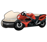 Кровать - Мотоцикл Сузуки 