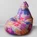 Кресло мешок Цветы на Вагонке, MyPuff