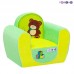 Игровое детское кресло Медвежонок - Желтый+Салатовый, PAREMO