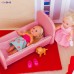 Кукольный домик для Барби - Шарм 16 предметов мебели 2 лестницы, PAREMO