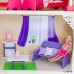 Кукольный домик для Барби - Шарм 16 предметов мебели 2 лестницы, PAREMO