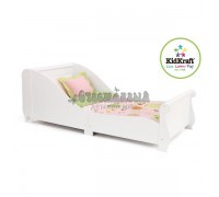 Детская кровать Sleigh белая