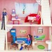 Кукольный домик для Барби - Вдохновение 16 предметов мебели 2 лестницы, PAREMO