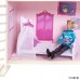 Кукольный дворец - Розовый сапфир с 16 предметами мебели и текстилем, PAREMO