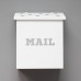 Деревянный почтовый ящик Белый, VamVigvam