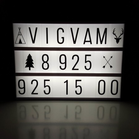Наборное световое панно LightBox, VamVigvam